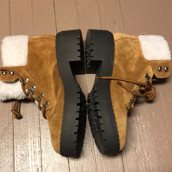 Marc Fisher Hiker Boot Faux Fur - Picture 2 of 8